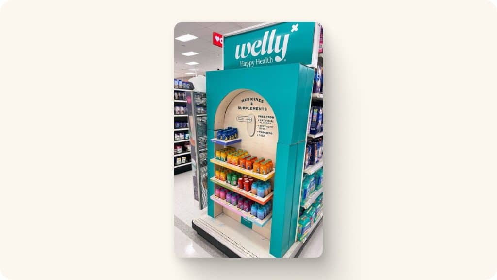 corrugated displays
