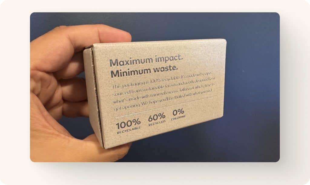 sustainable packaging