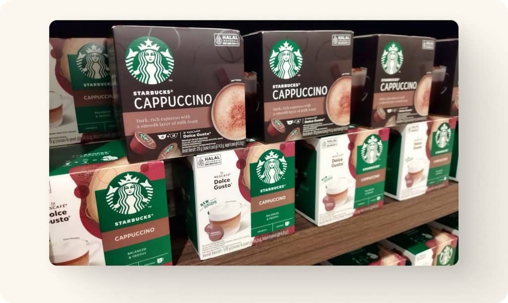 starbucks retail reset packaging