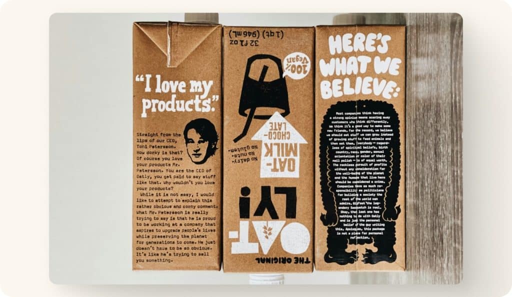 Oatly Packaging 2026