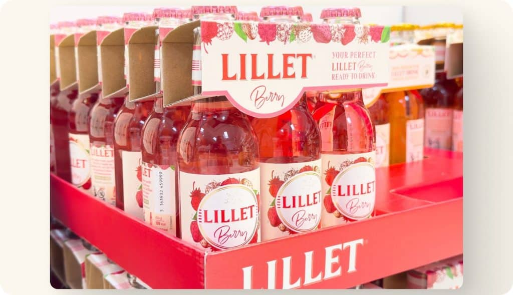 POP display for lillet